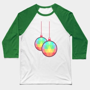 Yule Christmas Bauble Decoration Baseball T-Shirt